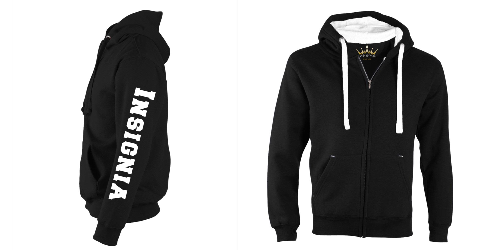 Insignia premium zip hoodie hoodie