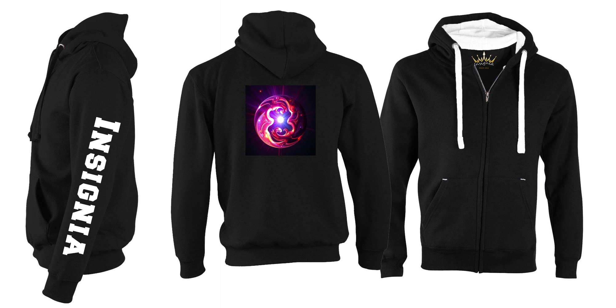 Insigna sphere premium zip hoodie