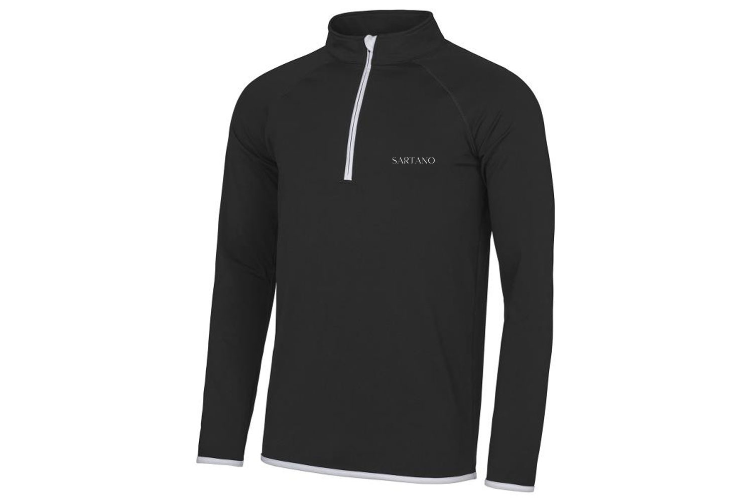 Sartanos Cool half zip White logo