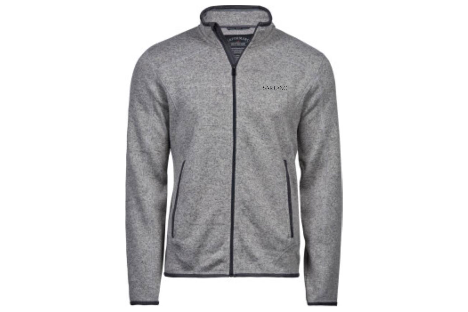 Sartanos Mens Aspen Jacket Black Logo