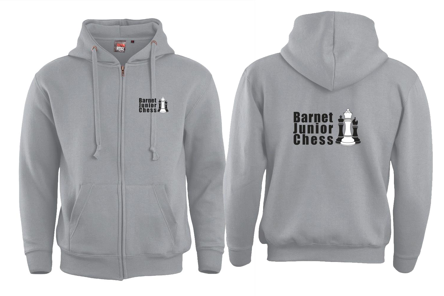 Barnet Junior Chess Zip Hoodie