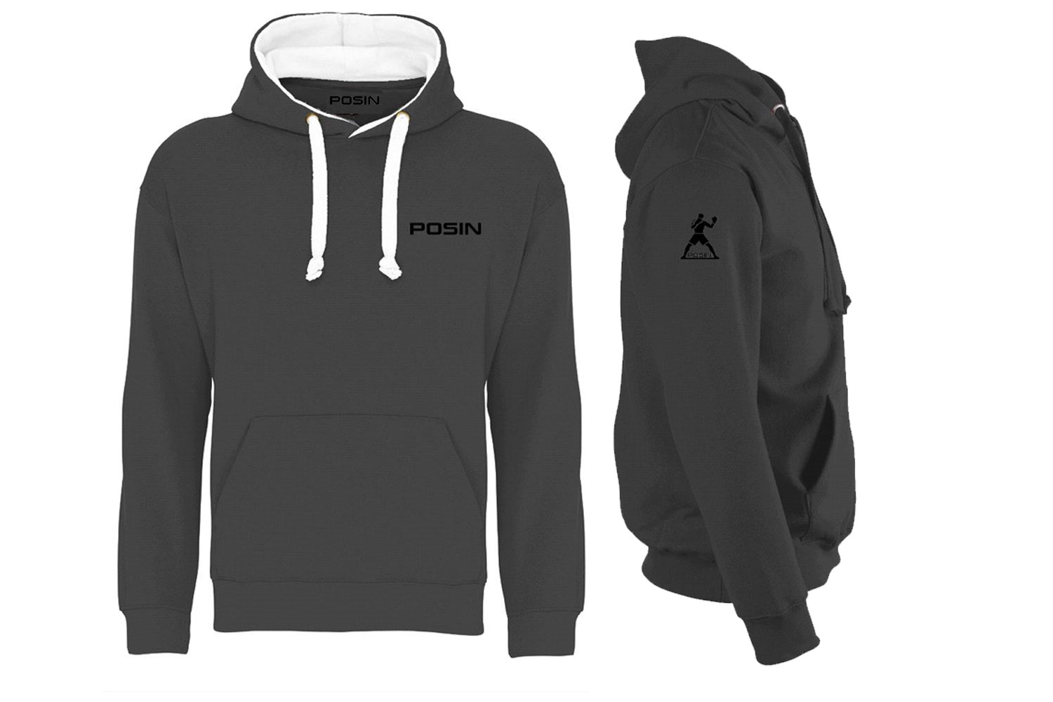 PA Hoodies Embroidered Black Logo