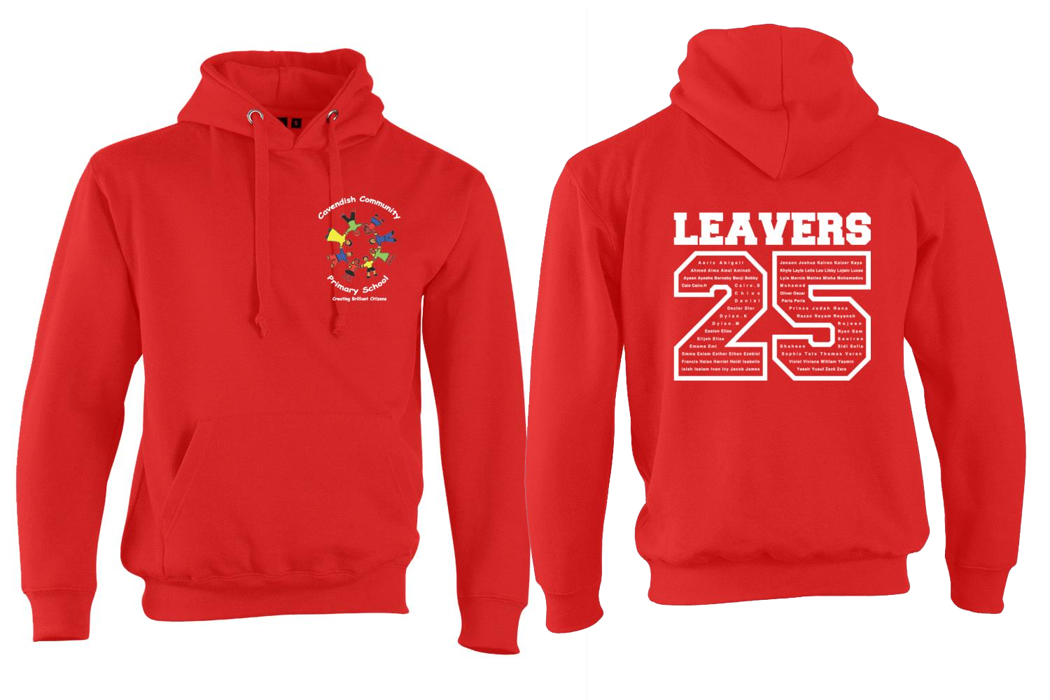 Cavendish Primary Leavers Kids Hoodie 25