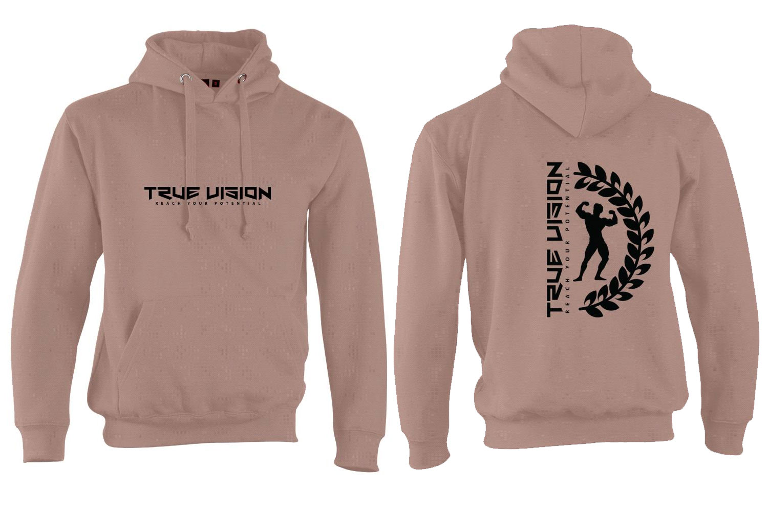 TV College Hoodie Black Logo