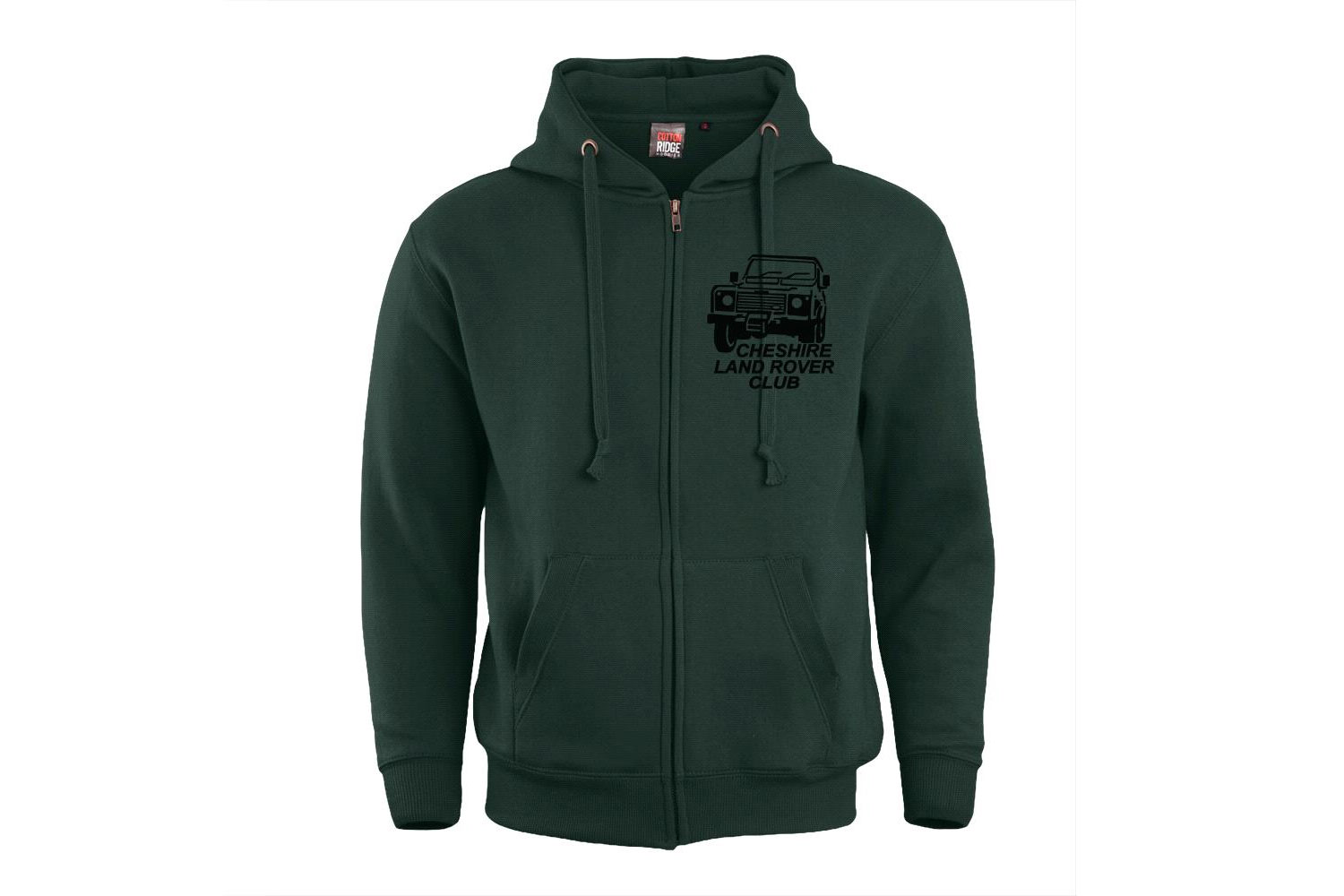 CLRC Zip Hoodie Black Logo