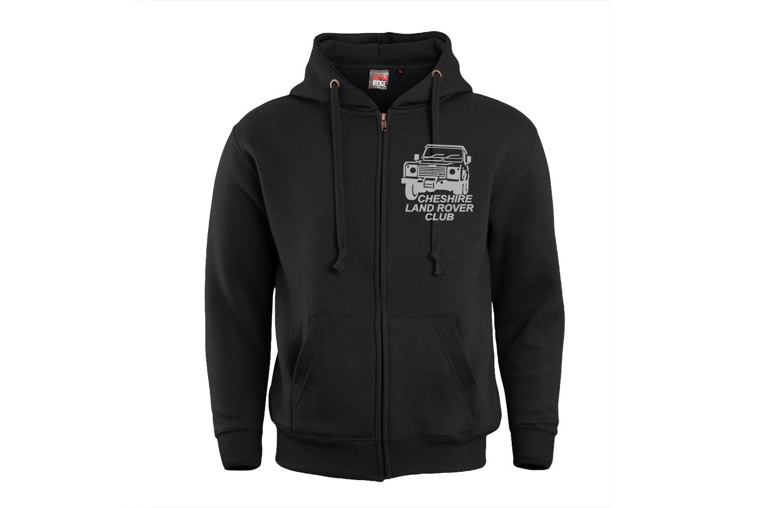 CLRC Zip Hoodie Silver Logo
