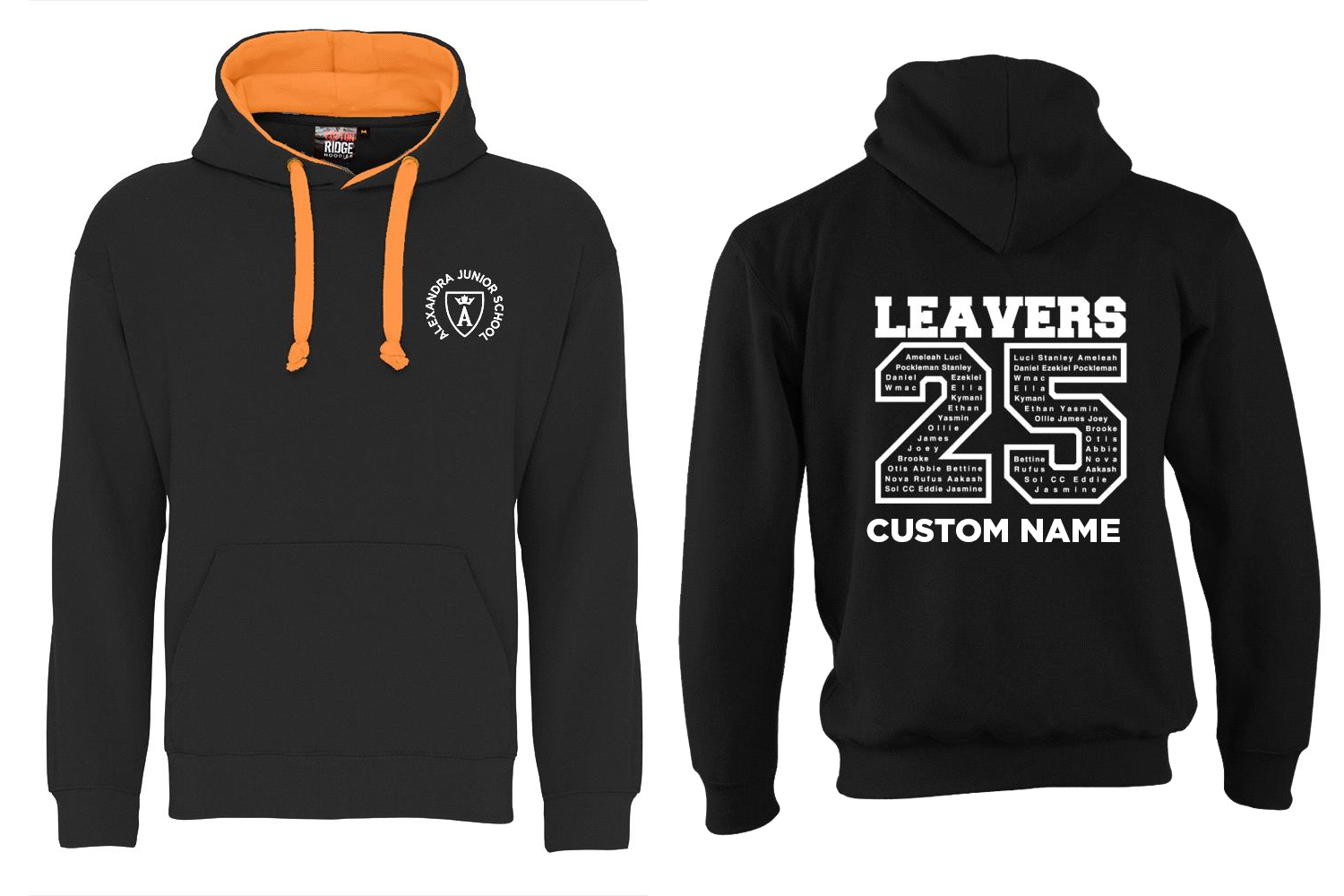 SYCAMORE Leavers Kids Contrast Hoodie