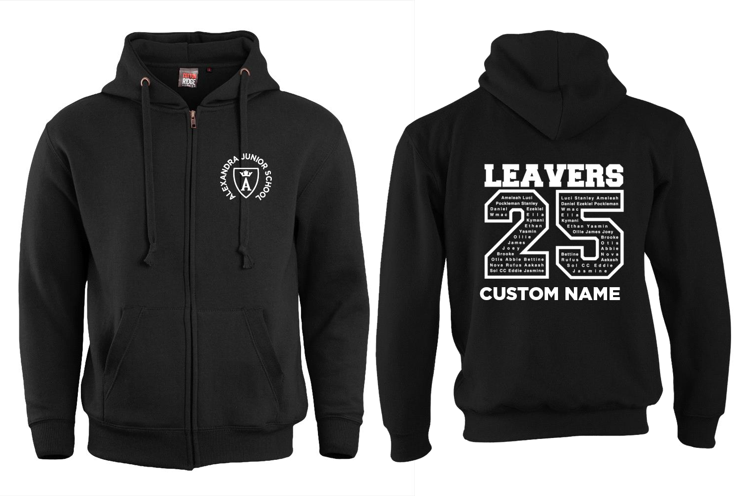 SYCAMORE Leavers Kids Zip Hoodie