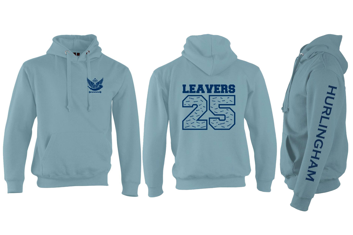 Hurlingham Leavers 25 Kids Sky Hoodie