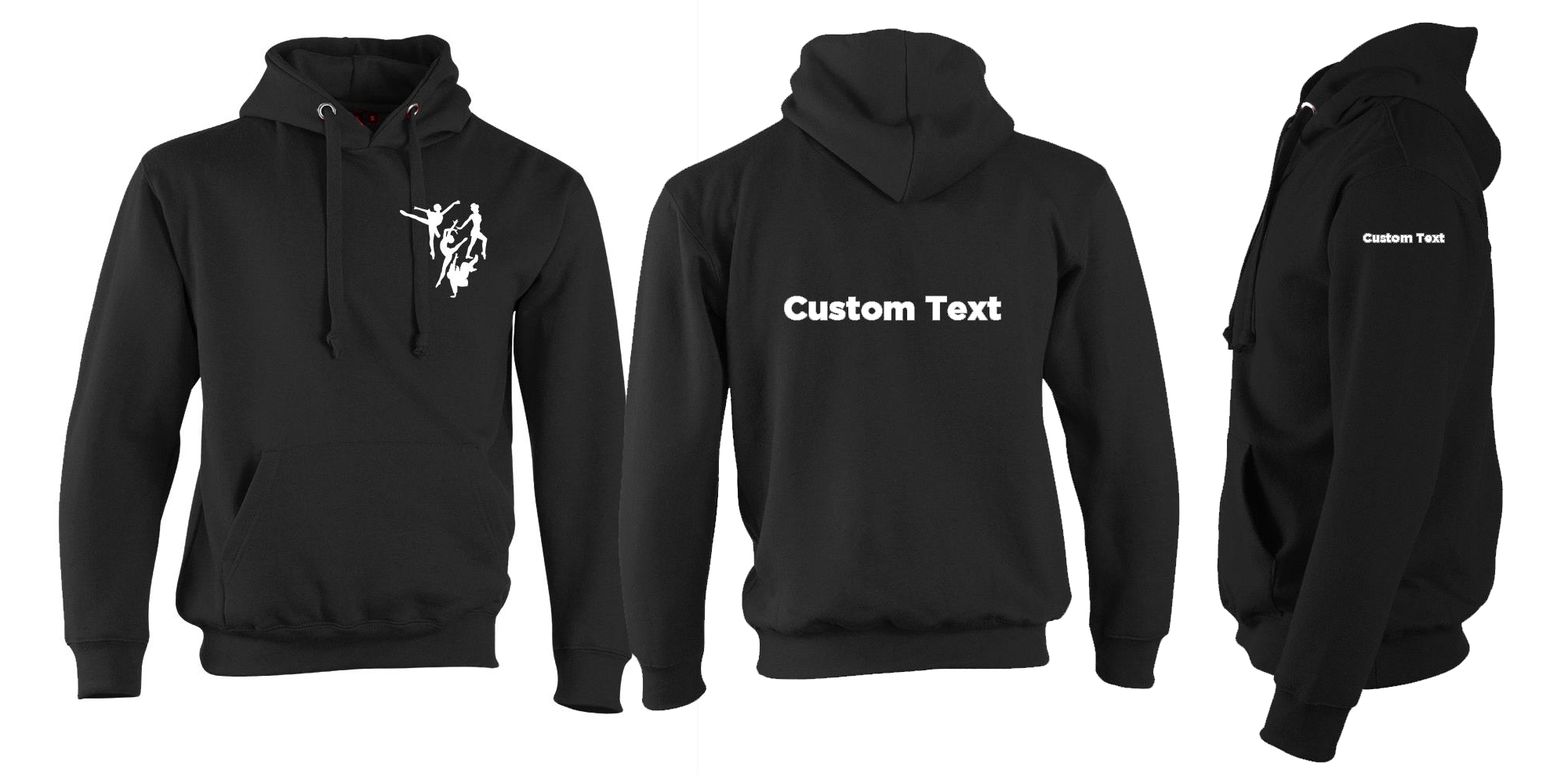 Keele Dance Soc Black Hoodie