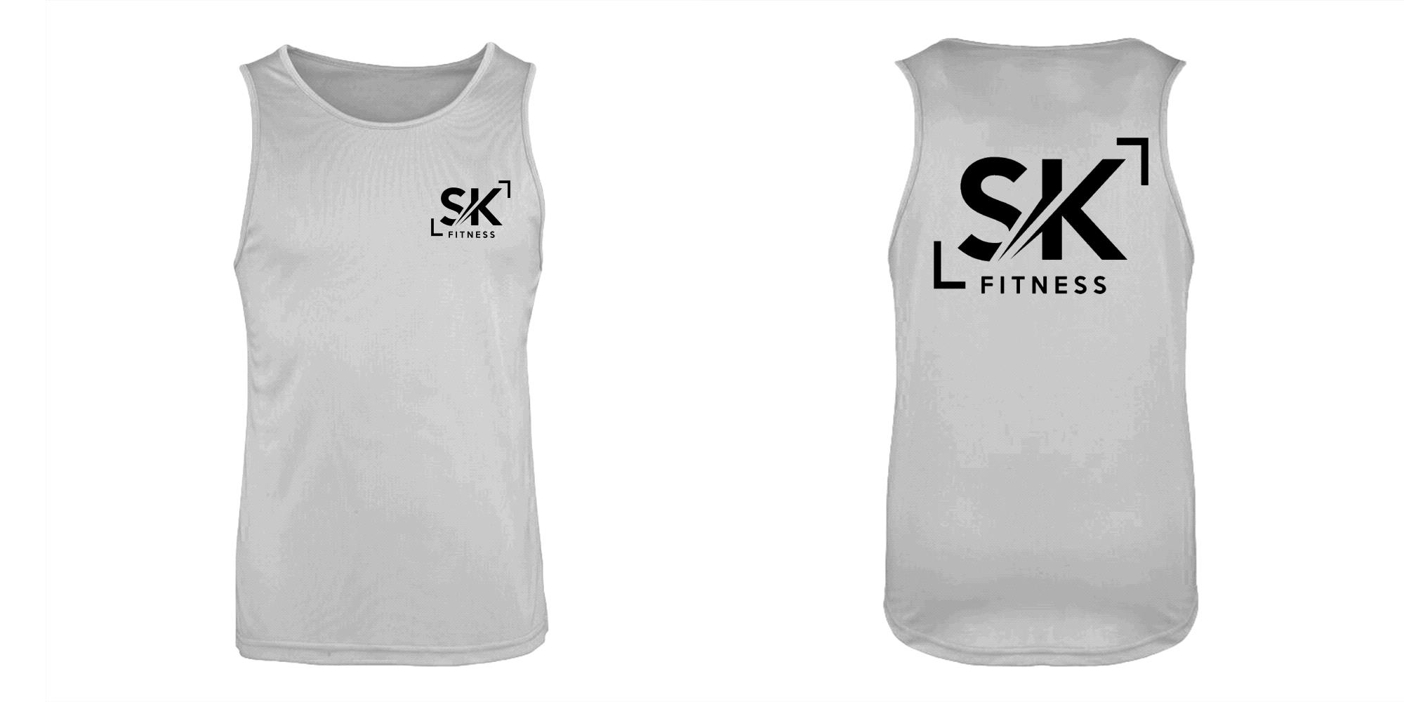SK FITNESS Vest Black print
