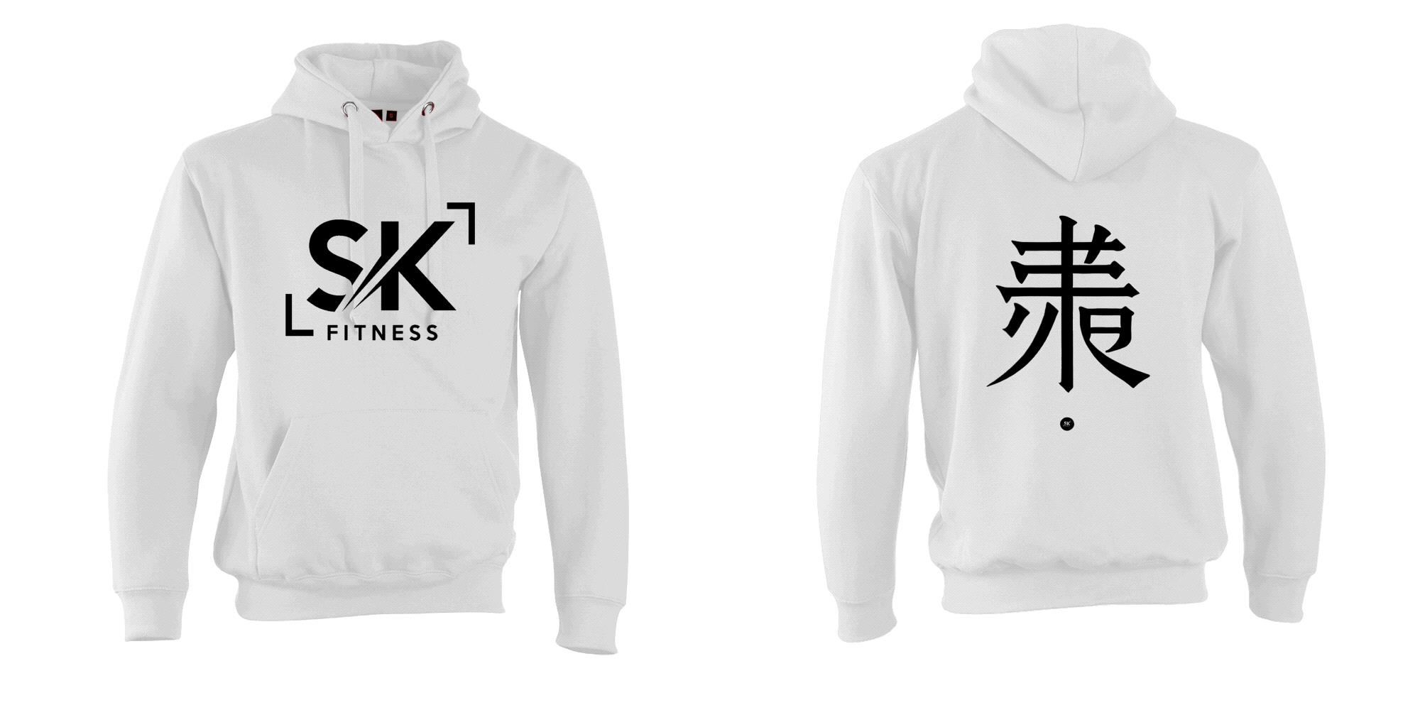 SK FITNESS Hoodie Black print