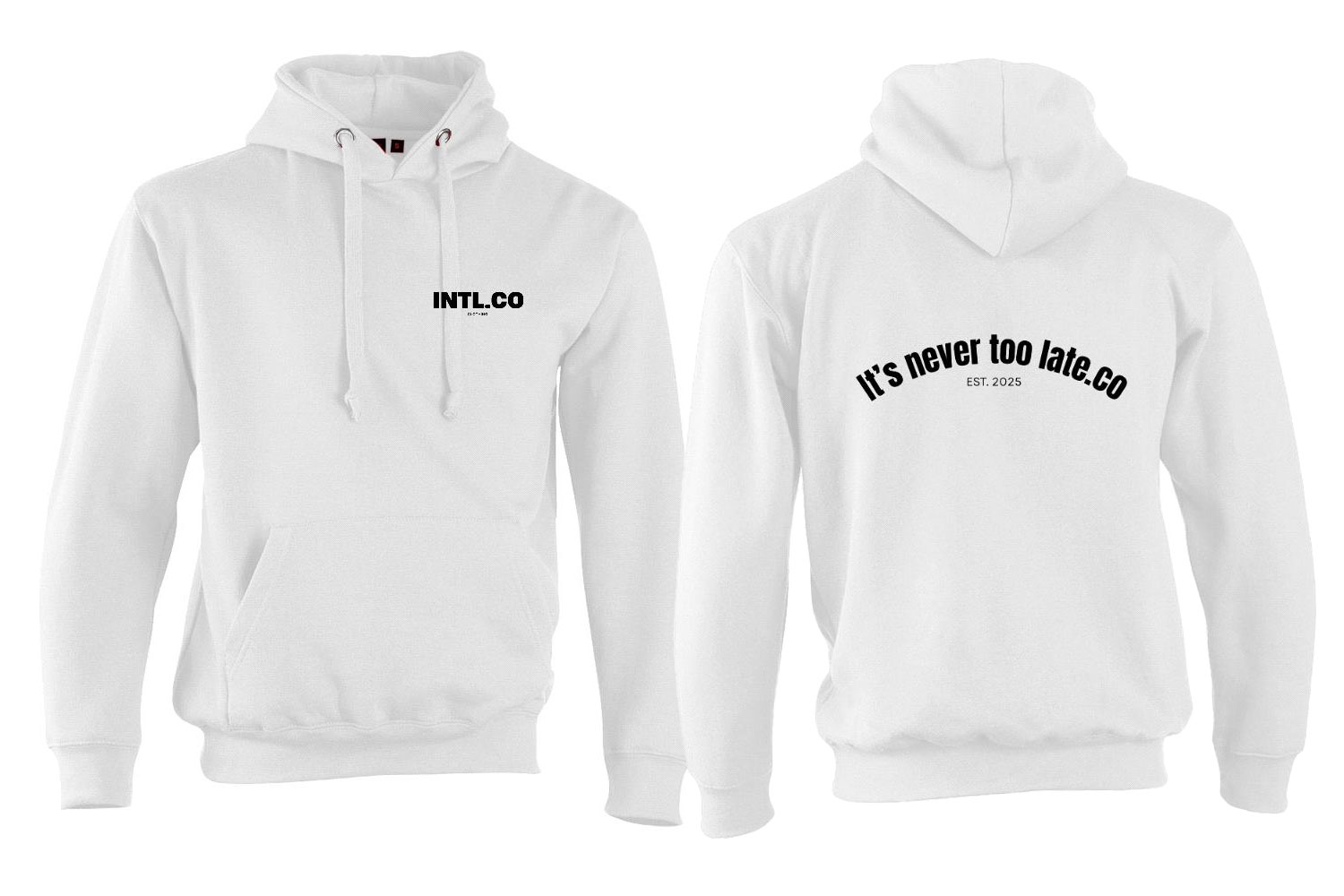 INTL.CO White Hoodie