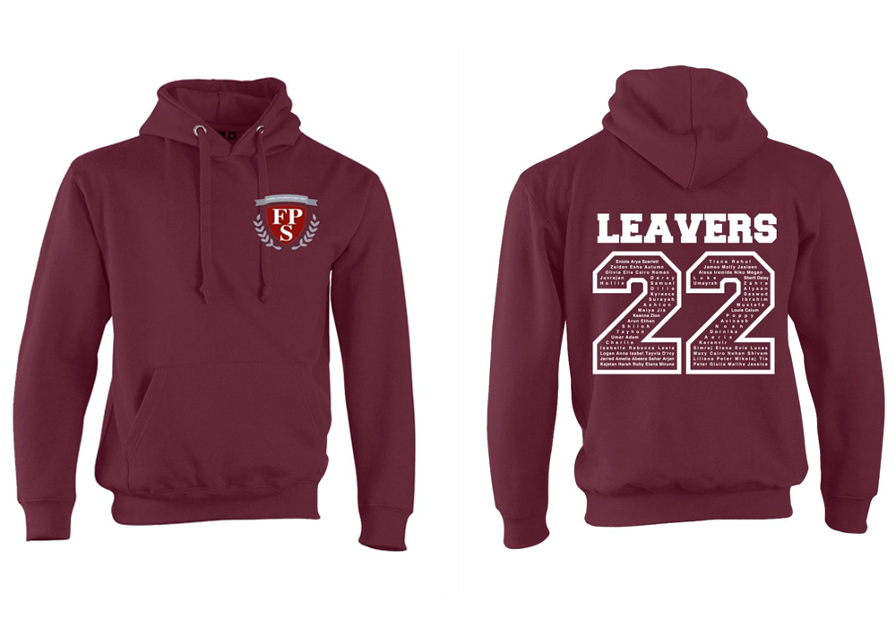 Ferndale leavers adult hoodie