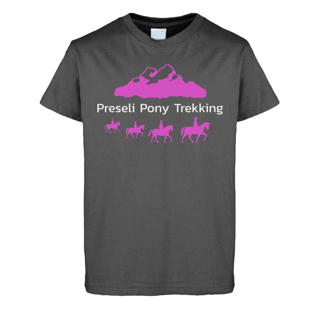 Preseli Pony Trekking Tshirt Pink logo