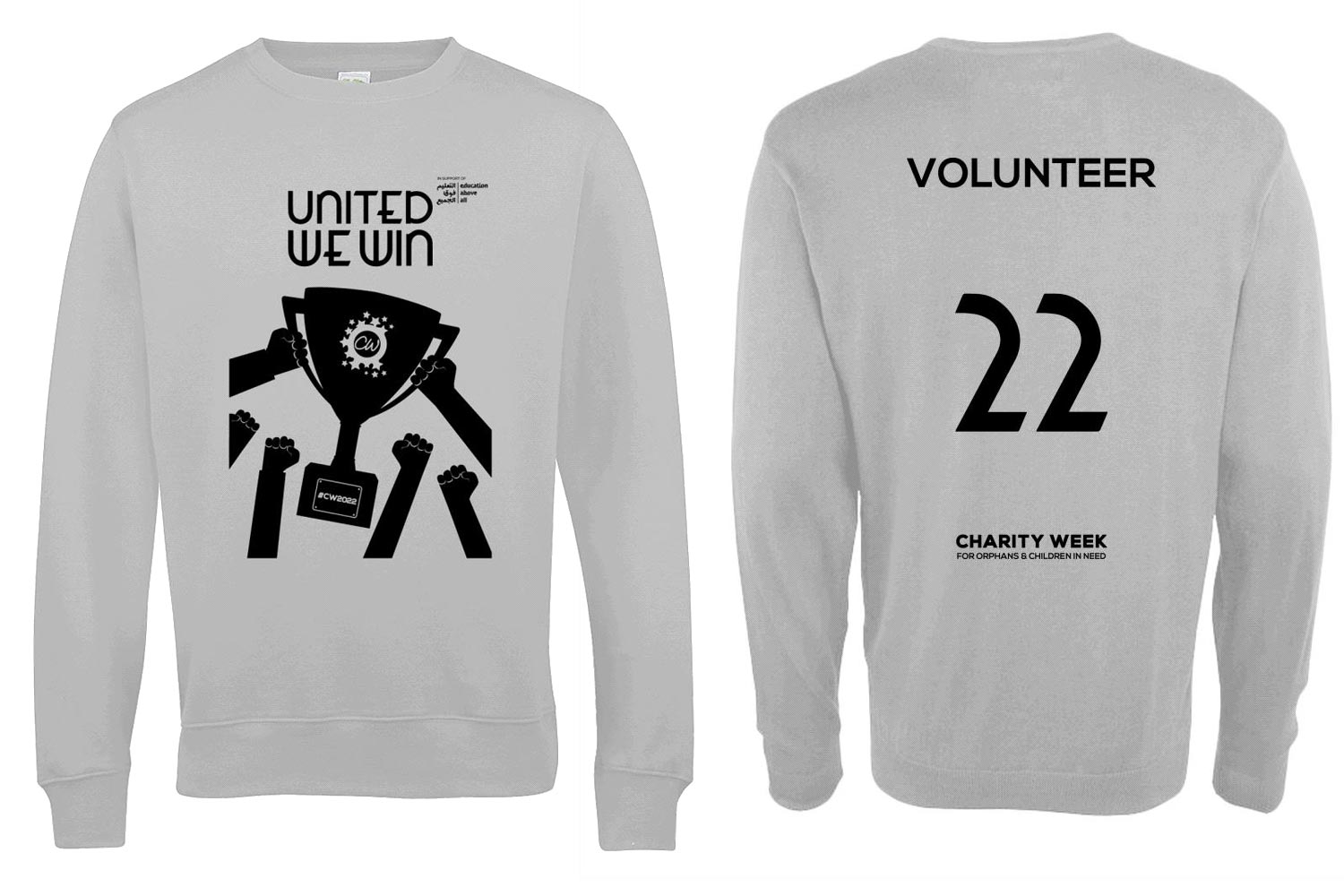 Charity Week Grey Sweatshirt Qatar 2022