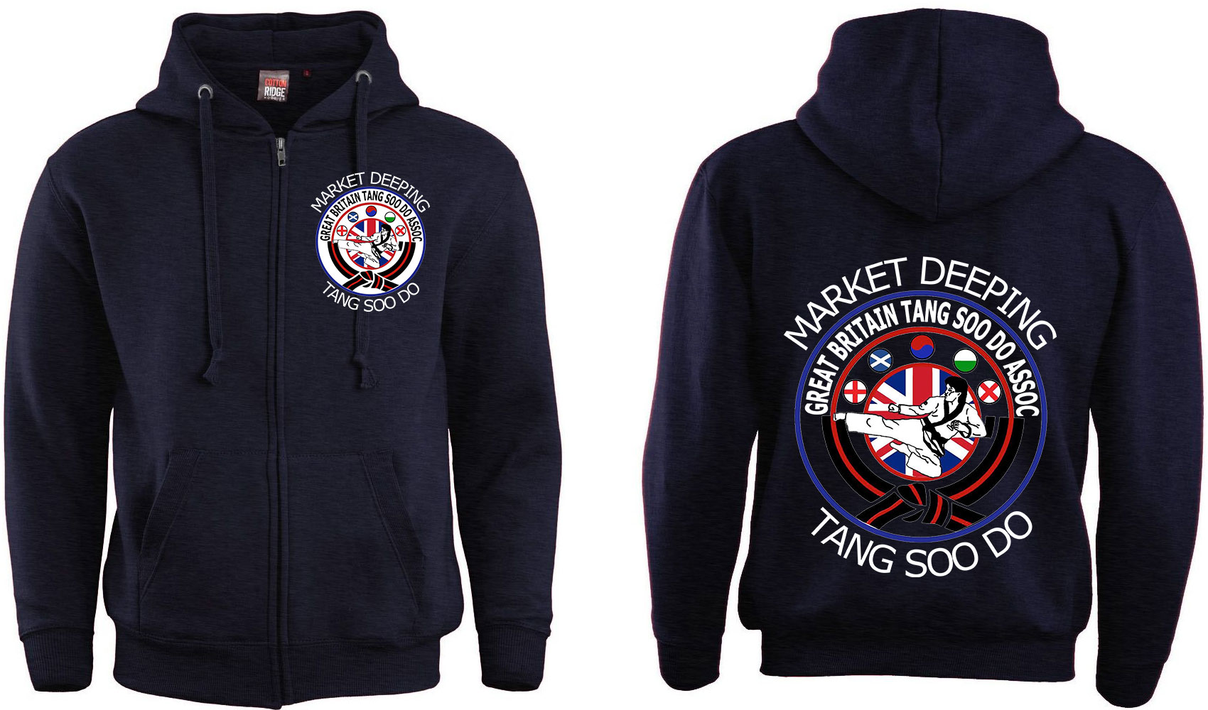 MDTSD adult zip hoodie